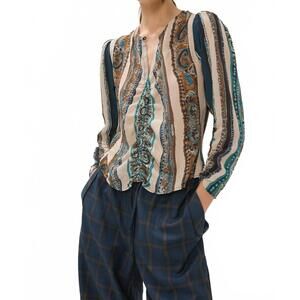 NEW MARIA CHER lennon paula top in blue